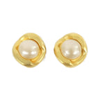 Chanel Vintage Earrings Gold