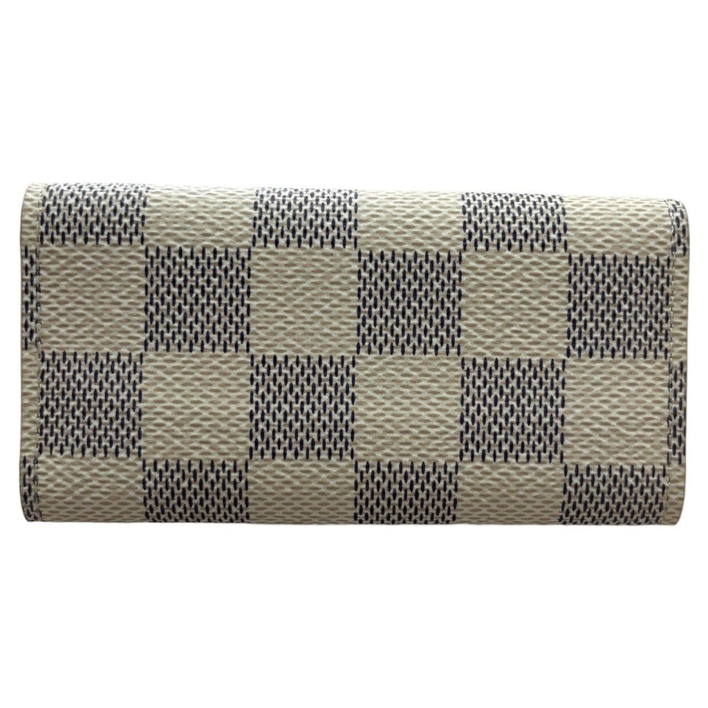 Louis Vuitton Damier Azur Multicles White Gold Leather Key — view 2
