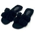 Hermes Sandals Oran Mouton Black