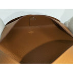 Hermes Calvi Verso Card Case Vaux Epson Brown Stamped — view 8
