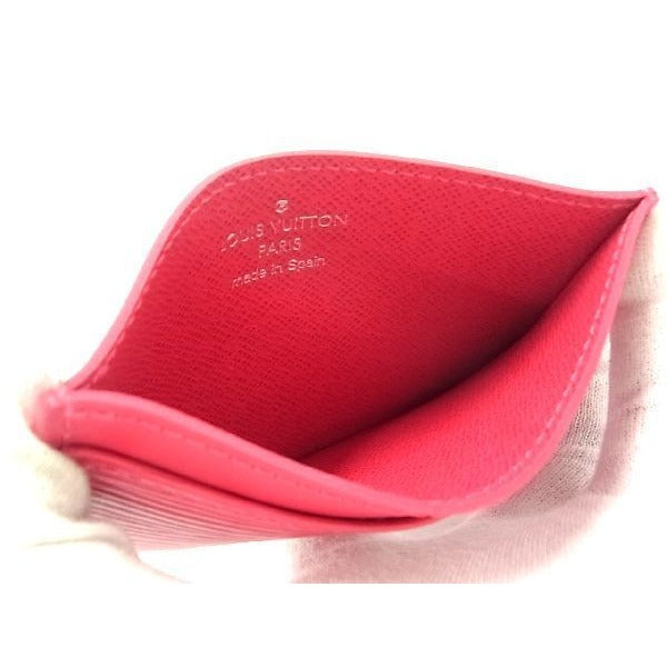 Louis Vuitton Epi Card Holder Surple Case Pass Pink — view 3