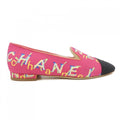 Chanel Flat Shoes Black 35