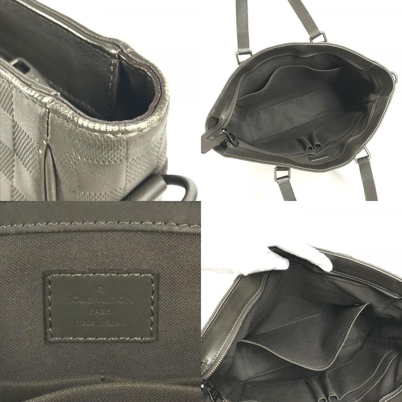 Louis Vuitton Handbag Tadao PM Damier Infini Leather Meteor Brown — view 8