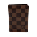 Louis Vuitton Organizer de Poche Damier Graphite Leather Brown Card Case