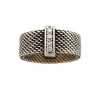 Tiffany & Co Ring Somerset 925 Sterling Silver Diamond — view 2