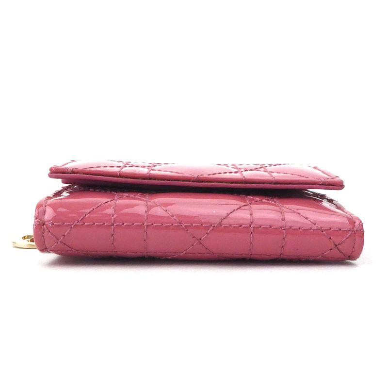 Christian Dior Trifold Patent Wallet — view 3