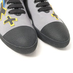 Prada Sneakers Size 5 1 2 low Cut Rubber Wappen Leather Shoes — view 4