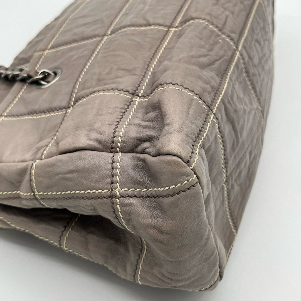 Prada Chain Shoulder Bag Leather Galante — view 7