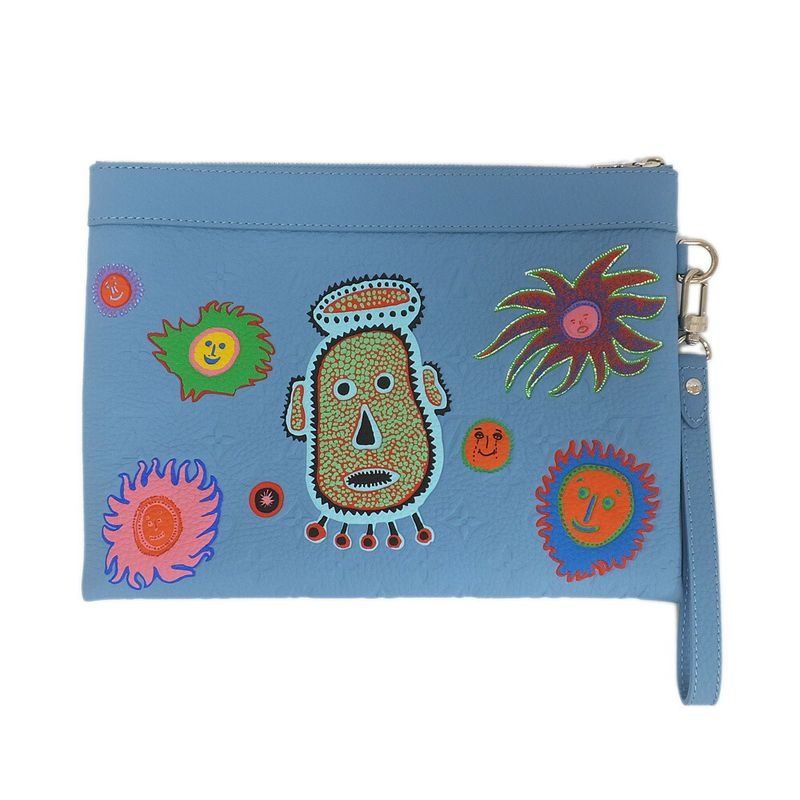 Louis Vuitton Clutch Bag Lvyk Pochette To-Go My Eternal Soul Yayoi Kusama