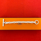 Hermes Chaine D'ancre MM 13 Pieces Silver 925 Chain Bracelet Accessorie — view 2