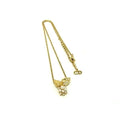 Christian Dior Necklace Gold Metal Faux Pearl