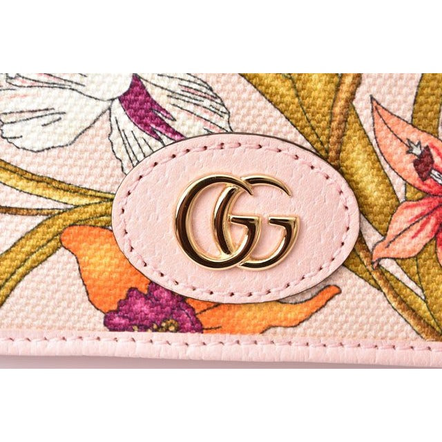 Gucci Mini Wallet Fold Flora Limited Edition — view 7