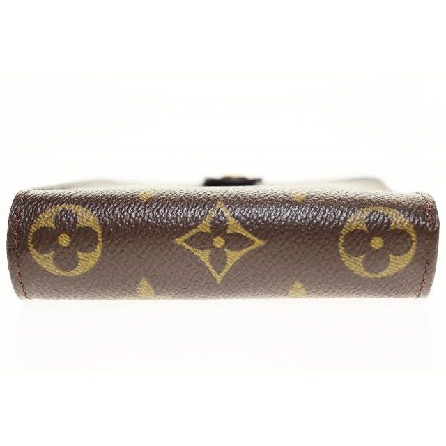 Louis Vuitton Compact Zip Bifold Wallet Zip Around Monogram Canvas Brown Aa — view 3