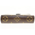 Louis Vuitton Compact Zip Bifold Wallet Zip Around Monogram Canvas Brown Aa — view 3