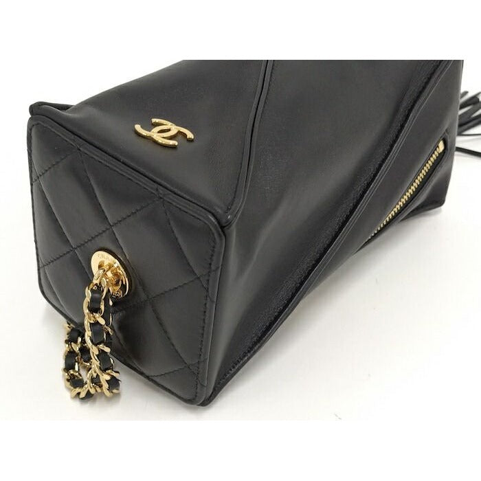 Chanel Clutch with Chain Lambskin Black Ap4686 — view 3