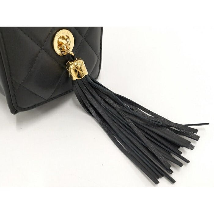 Chanel Clutch with Chain Lambskin Black Ap4686 — view 6
