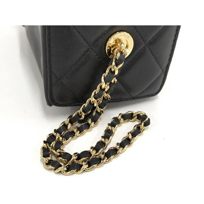 Chanel Clutch with Chain Lambskin Black Ap4686 — view 7