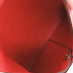 Hermes Bastia Evercolor Rouge Coup Silver Hardware Coin Case