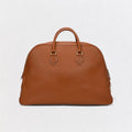 Hermes Sampron Bag Tote Courchevel Gold Brown Hardware Handbag Boston