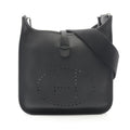 Hermes Shoulder Bag Evelyne 3 Trois PM Black Leather