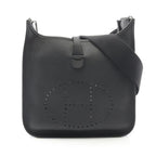 Hermes Shoulder Bag Evelyne 3 Trois PM Black Leather — view 2