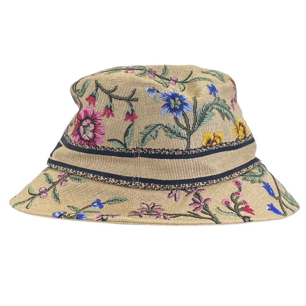 Dior D-Bobby Bucket Hat Bob Flower Beige Multicolor
