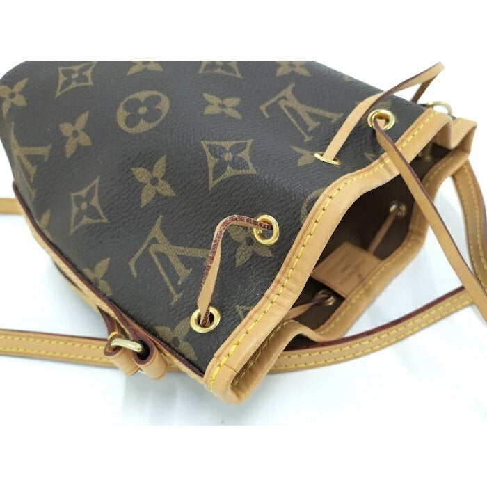 Louis Vuitton Nano Noe Shoulder Bag Draw String Monogram — view 5