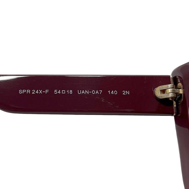 Prada Sunglasses in Black Gradient Bordeaux Red — view 9