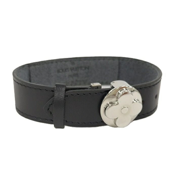 Louis Vuitton Vu Good Luck Bracelet Leather Black Monogram