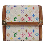 Louis Vuitton Multicolor Fold Wallet Porte Monet Billets Cult Cles White — view 2