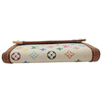 Louis Vuitton Multicolor Fold Wallet Porte Monet Billets Cult Cles White — view 5