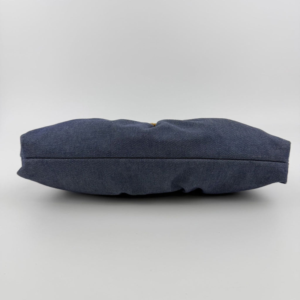 Fendi Shoulder Bag Blue Denim Vintage — view 7