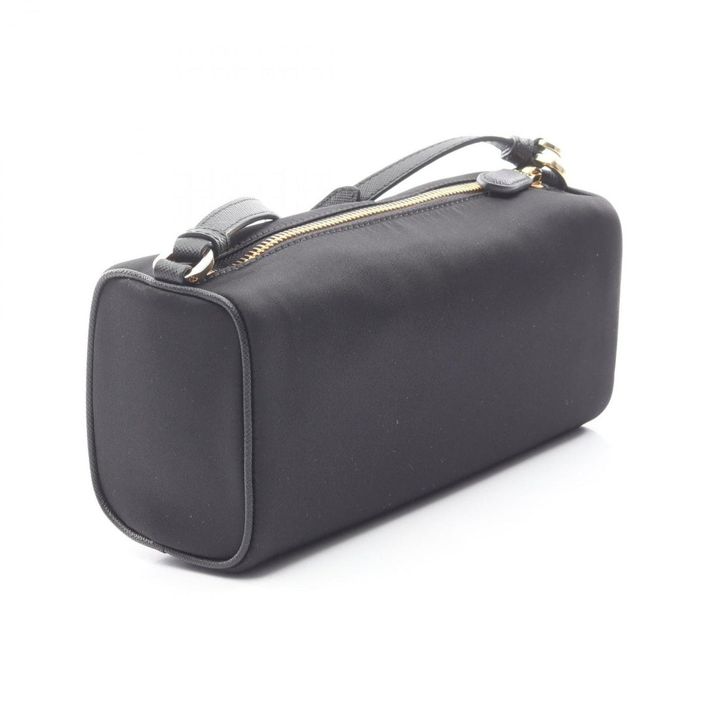 Prada Shoulder Bag Re-Nylon Pouch Tessuto Saffian Black — view 2