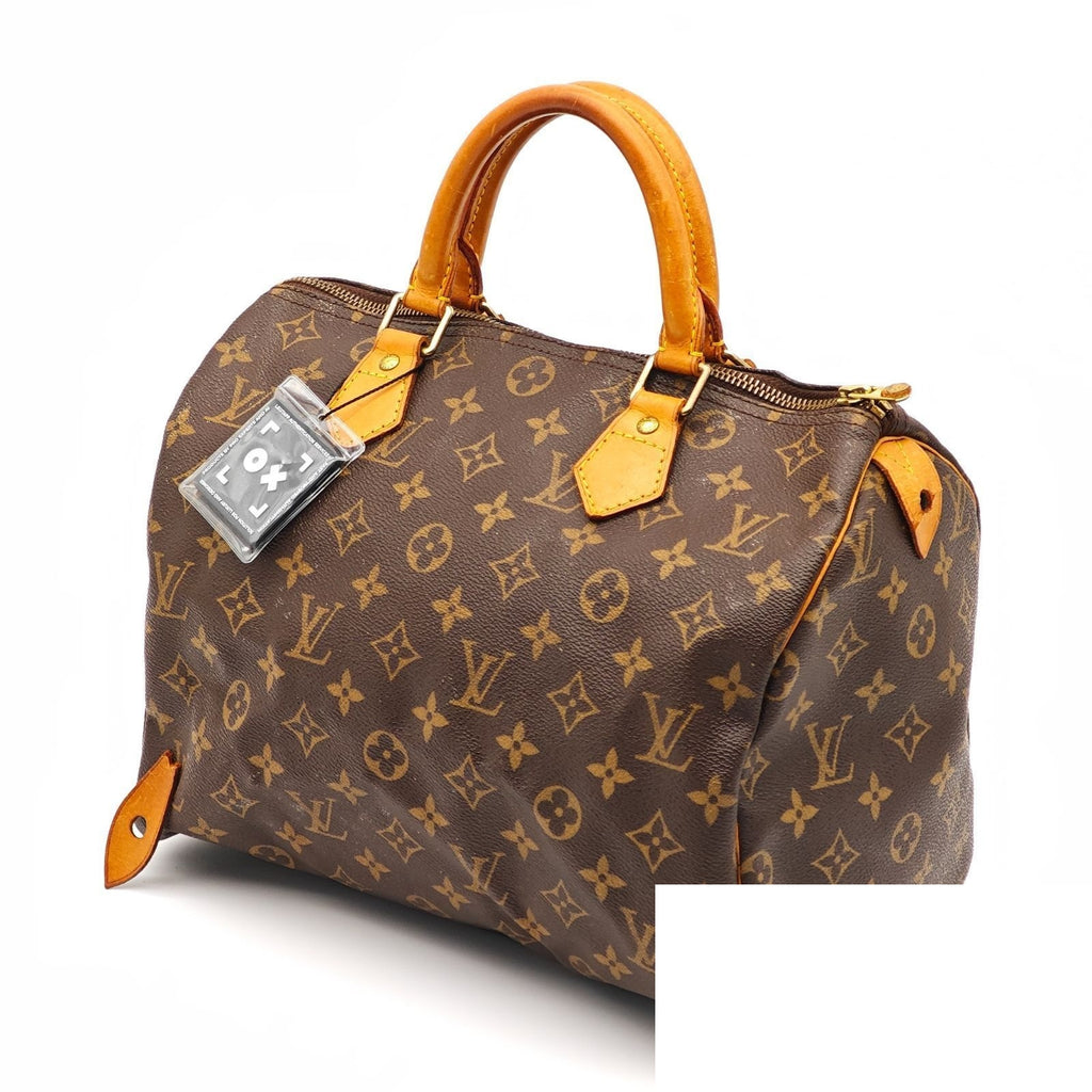 Louis Vuitton Speedy 30 Bag Handbag Brown