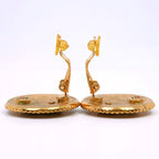 Chanel Coco Mark Gold Plated And Colored Stones 96 A 27.8 g Earrings — view 6