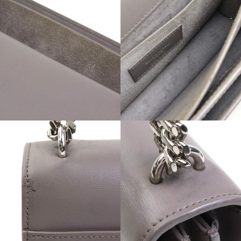 Saint Laurent Shoulder Gray Bag — view 8