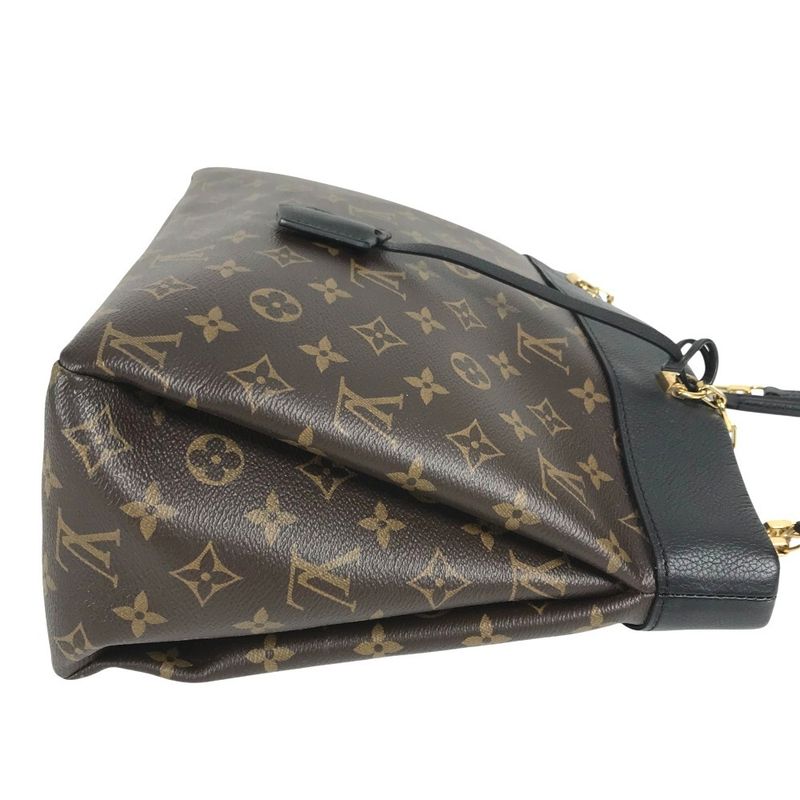 Louis Vuitton Shoulder Bag Pallas Shopper Monogram Canvas Brown — view 4