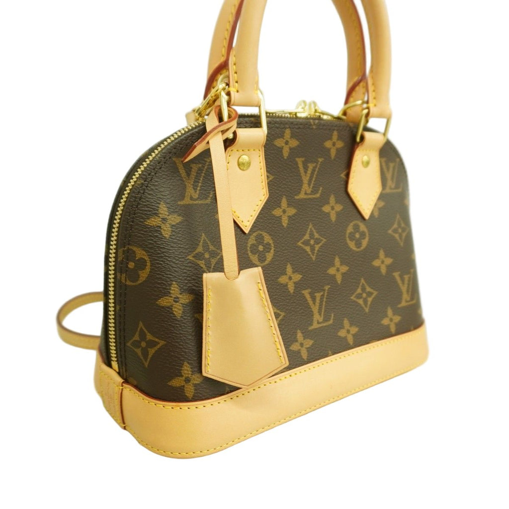 Louis Vuitton Handbag Monogram Alma BB Brown 2-Way — view 2