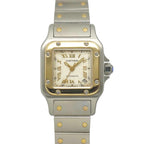 Cartier Santos Galbee SM Anniversary Limited Watch Date YG Automatic Winding