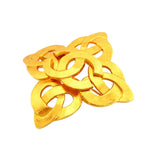 Chanel Brooch Vintage CC Logo Gold Plated — view 2