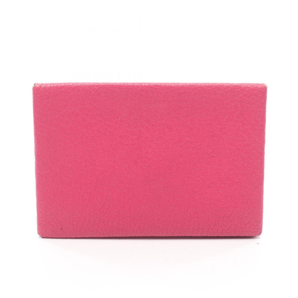 Hermes Coin Case Calvi Rose Shocking Leather