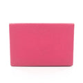 Hermes Coin Case Calvi Rose Shocking Leather