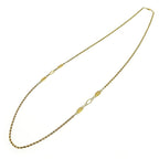 Christian Dior GP CD Logo Long Necklace Women Gold — view 6