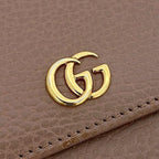 Gucci Bifold Long Wallet Pink Beige Marmont — view 9