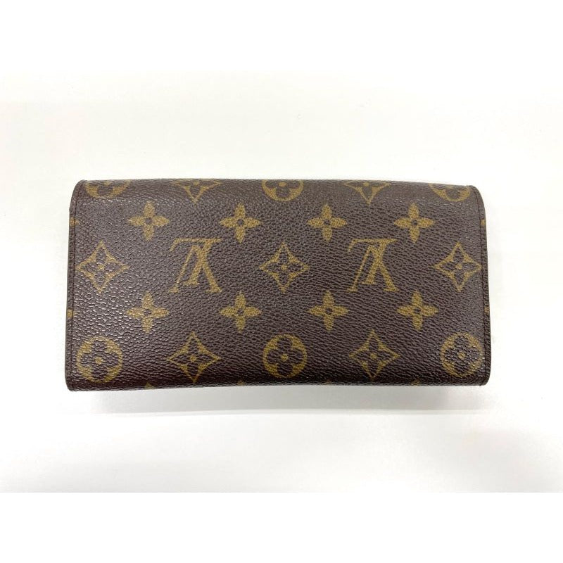 Louis Vuitton Monogram Portefeuille Emilie Zipper Long Wallet Brown — view 2