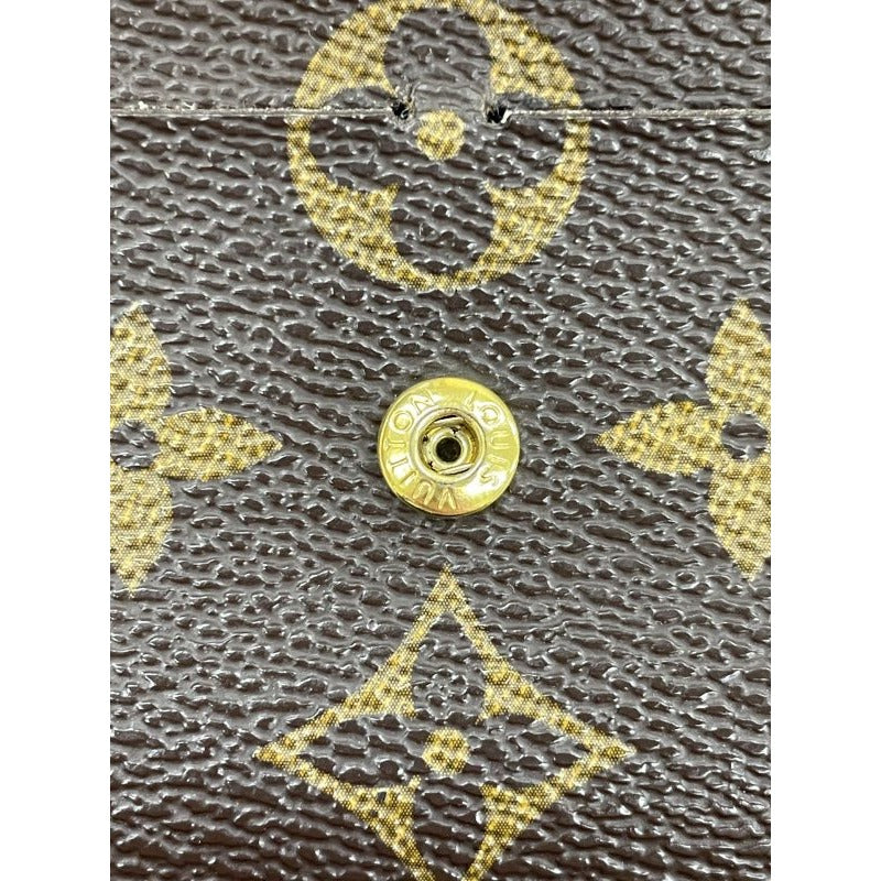 Louis Vuitton Monogram Portefeuille Emilie Zipper Long Wallet Brown — view 9