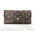 Louis Vuitton Monogram Portefeuille Emilie Zipper Long Wallet Brown