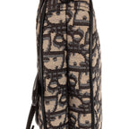 Dior Blue Canvas Bree Kusaddle Navy — view 8