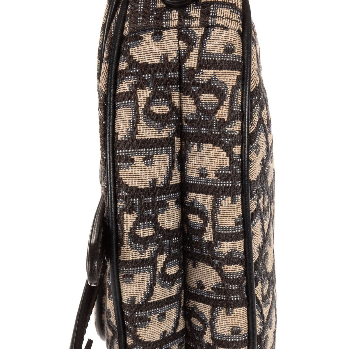 Dior Blue Canvas Bree Kusaddle Navy — view 8