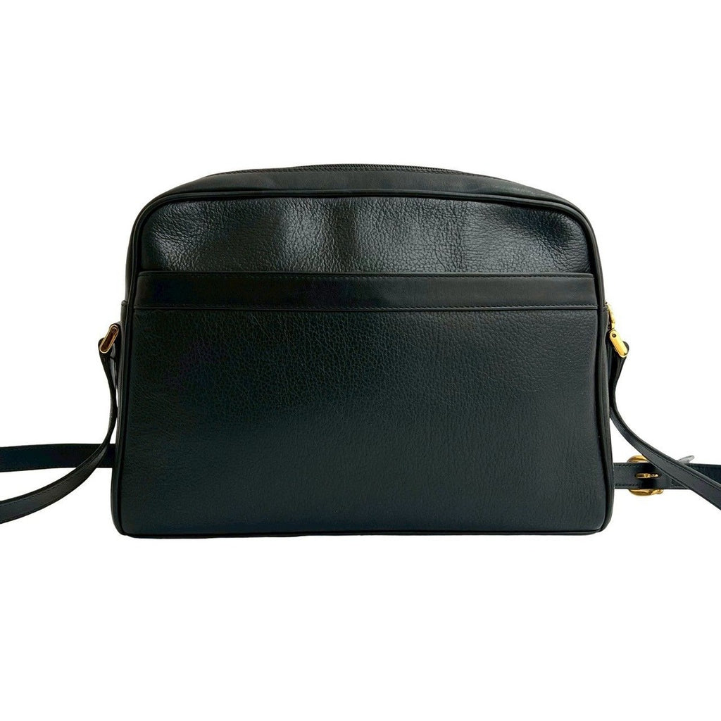 Gucci Vintage GG Logo Embossed Leather Shoulder Bag — view 3
